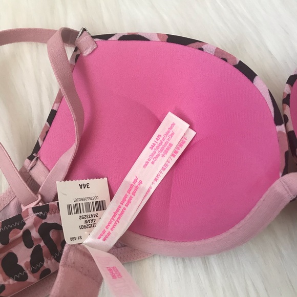 VS PINK 32C SUPER PUSH-UP BRA - Picture 6 of 7